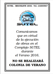 colonia de vacaciones